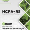 Técnico em Manutenção Obras e Pintura HCPA RS | Apostila 2026