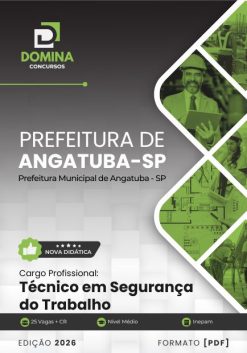 Técnico em Segurança do Trabalho Angatuba SP | Apostila 2026