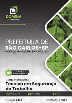 Técnico em Segurança do Trabalho São Carlos SP | Apostila 2026