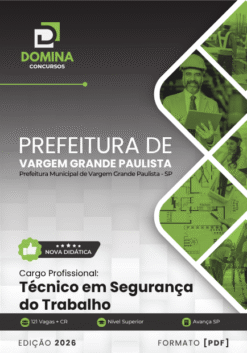 Técnico em Segurança do Trabalho Vargem Grande Paulista SP | Apostila 2026