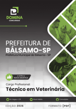 Técnico em Veterinária Bálsamo SP | Apostila 2026