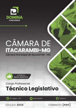 Técnico Legislativo Câmara Itacarambi MG | Apostila 2026