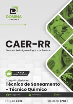 Técnico Químico CAER RR | Apostila 2026