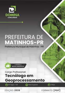 Tecnólogo em Geoprocessamento Matinhos PR | Apostila 2026