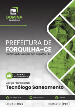 Tecnólogo Saneamento Forquilha CE | Apostila 2026