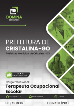Terapeuta Ocupacional Escolar Cristalina GO | Apostila 2026