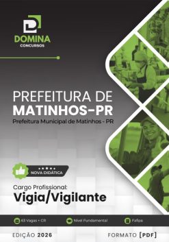 Vigia Matinhos PR | Apostila 2026
