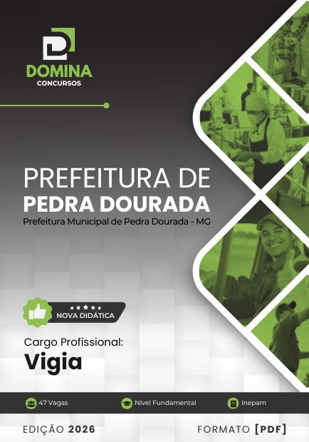 Vigia Pedra Dourada MG | Apostila 2026 1 Vigia Pedra Dourada MG | Apostila 2026