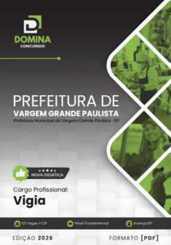Vigia Vargem Grande Paulista SP | Apostila 2026