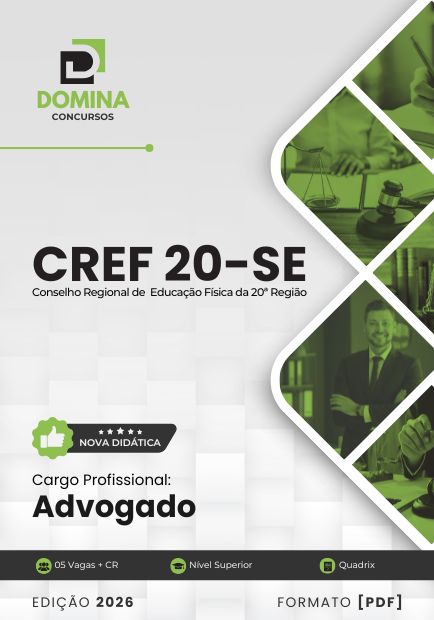 Advogado CREF 20 SE | Apostila 2026 1 Advogado CREF 20 SE | Apostila 2026