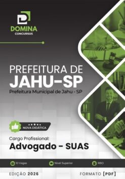 Advogado Jahu SP | Apostila 2026