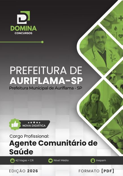 Agente Comunitário de Saúde Auriflama SP | Apostila 2026 1 Agente Comunitário de Saúde Auriflama SP | Apostila 2026