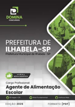 Agente de Alimentação Escolar Ilhabela SP | Apostila 2026