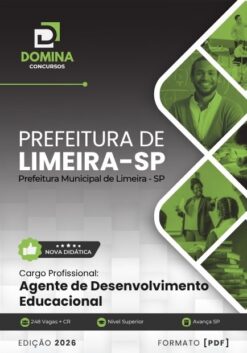 Agente de Desenvolvimento Educacional Limeira SP | Apostila 2026