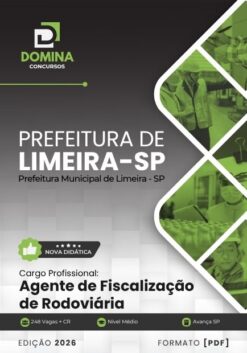 Agente de Fiscalização de Rodoviária Limeira SP | Apostila 2026