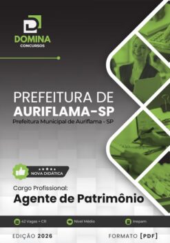 Agente de Patrimônio Auriflama SP | Apostila 2026