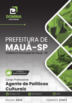 Agente de Políticas Culturais Prefeitura Mauá SP | Apostila 2026