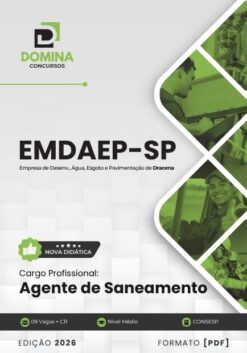 Agente de Saneamento EMDAEP Dracena SP | Apostila 2026