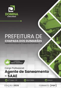 Agente de Saneamento SAAE de Chapada dos Guimarães MT | Apostila 2026