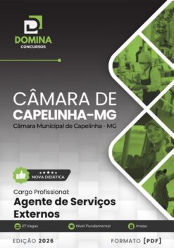 Agente de Serviços Externos Câmara Capelinha MG | Apostila 2026