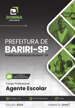 Agente Escolar Bariri SP | Apostila 2026