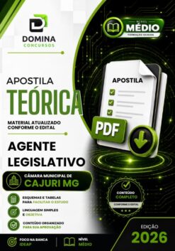 Agente Legislativo Câmara Cajuri MG | Apostila 2026