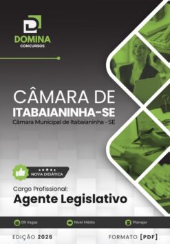 Agente Legislativo Câmara Itabaianinha SE | Apostila 2026