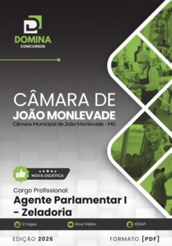 Agente Parlamentar Zeladoria João Monlevade MG | Apostila 2026
