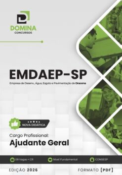 Ajudante Geral EMDAEP Dracena SP | Apostila 2026
