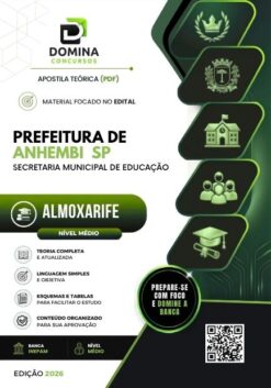 Almoxarife Prefeitura de Anhembi SP | Apostila 2026