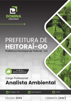 Analista Ambiental Heitoraí GO | Apostila 2026