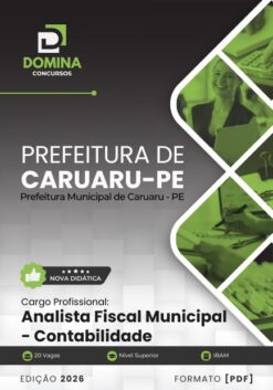 Analista de Contabilidade Caruaru PE | Apostila 2026