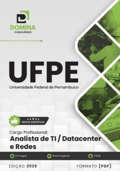 Analista de Datacenter e Redes UFPE | Apostila 2027