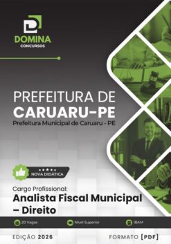 Analista de Direito Caruaru PE | Apostila 2026