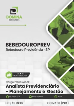 Analista de Planejamento e Gestão BebedouroPREV SP | Apostila 2026