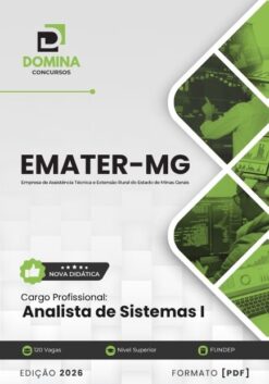 Analista de Sistemas EMATER MG | Apostila 2026