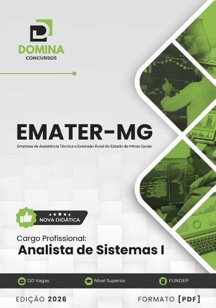Analista de Sistemas EMATER MG | Apostila 2026 1 Analista de Sistemas EMATER MG | Apostila 2026