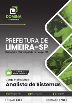 Analista de Sistemas Limeira SP | Apostila 2026