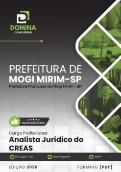 Analista Jurídico do CREAS Prefeitura Mogi Mirim SP | Apostila 2026