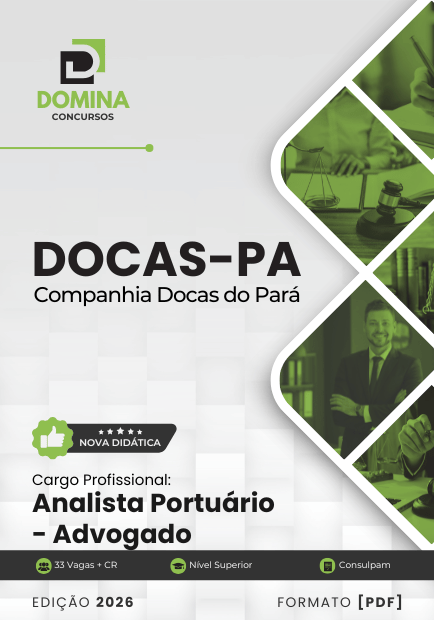 Analista Portuário Advogado Companhia Docas PA | Apostila 2026 1 Analista Portuário Advogado Companhia Docas PA | Apostila 2026