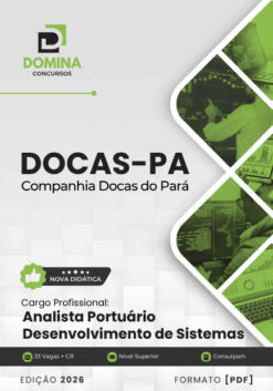 Analista Portuário Desenvolvimento de Sistemas Companhia Docas PA | Apostila 2026