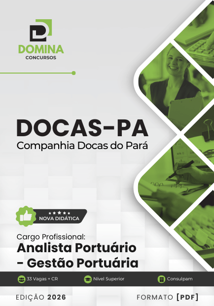 Analista Portuário Gestão Portuária Companhia Docas PA | Apostila 2026 1 Analista Portuário Gestão Portuária Companhia Docas PA | Apostila 2026