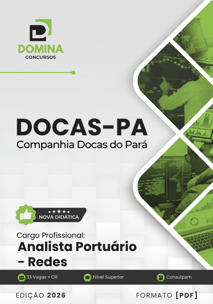 Analista Portuário Redes Companhia Docas PA | Apostila 2026 1 Analista Portuário Redes Companhia Docas PA | Apostila 2026