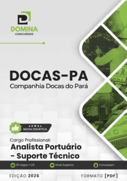 Analista Portuário Suporte Técnico Companhia Docas PA | Apostila 2026