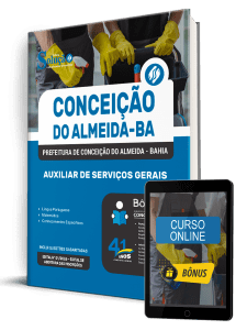 Apostila Prefeitura de Conceição do Almeida-BA 2026 - Auxiliar de Serviços Gerais