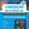 Apostila Prefeitura de Conceição do Almeida-BA 2026 em PDF - Técnico em Enfermagem