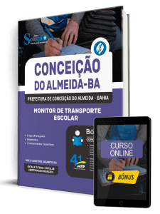 Apostila Prefeitura de Conceição do Almeida-BA 2026 - Monitor de Transporte Escolar