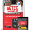 Apostila SETEC Campinas-SP 2026 - Agente Administrativo