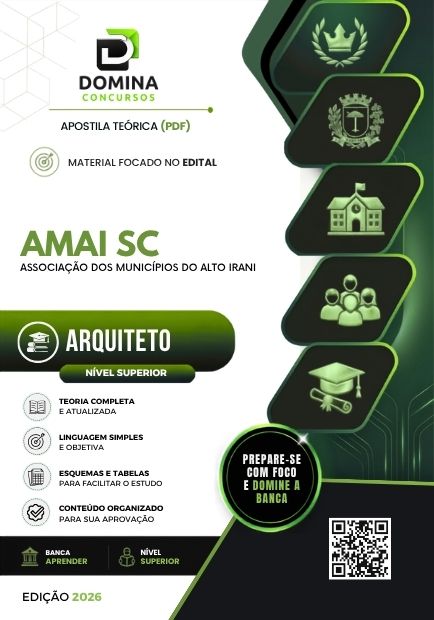 Arquiteto AMAI SC | Apostila 2026 1 Arquiteto AMAI SC | Apostila 2026