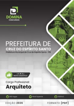 Arquiteto Cruz do Espírito Santo PB | Apostila 2026